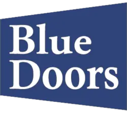 blue doors